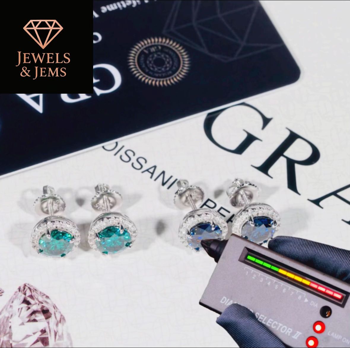Women’s Mossanite women’s earrings